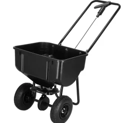 Springos Strooiwagen | Tuin | Mest | Zwart | 25 Kg