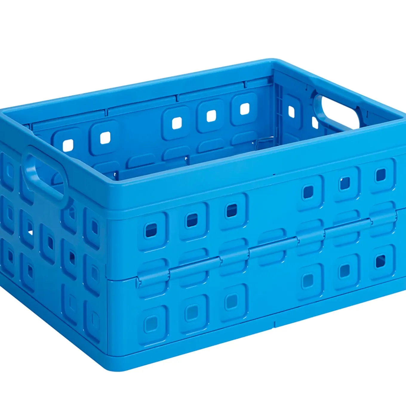 Square vouwkrat 32L blauw 49x36x24,5cm