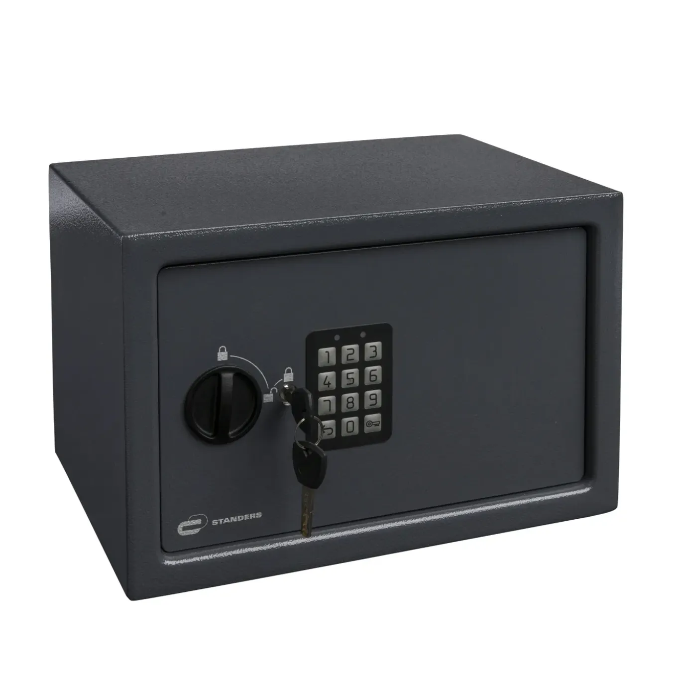 Standers Elektronische kluis Medium 15L - met elektronisch codeslot - wandmontage - 35x23x25cm