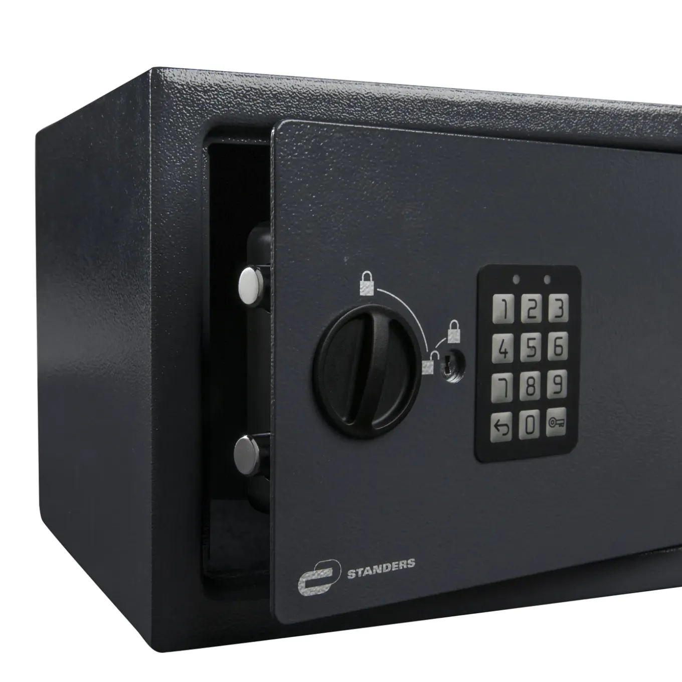 Standers Elektronische kluis Medium 15L - met elektronisch codeslot - wandmontage - 35x23x25cm