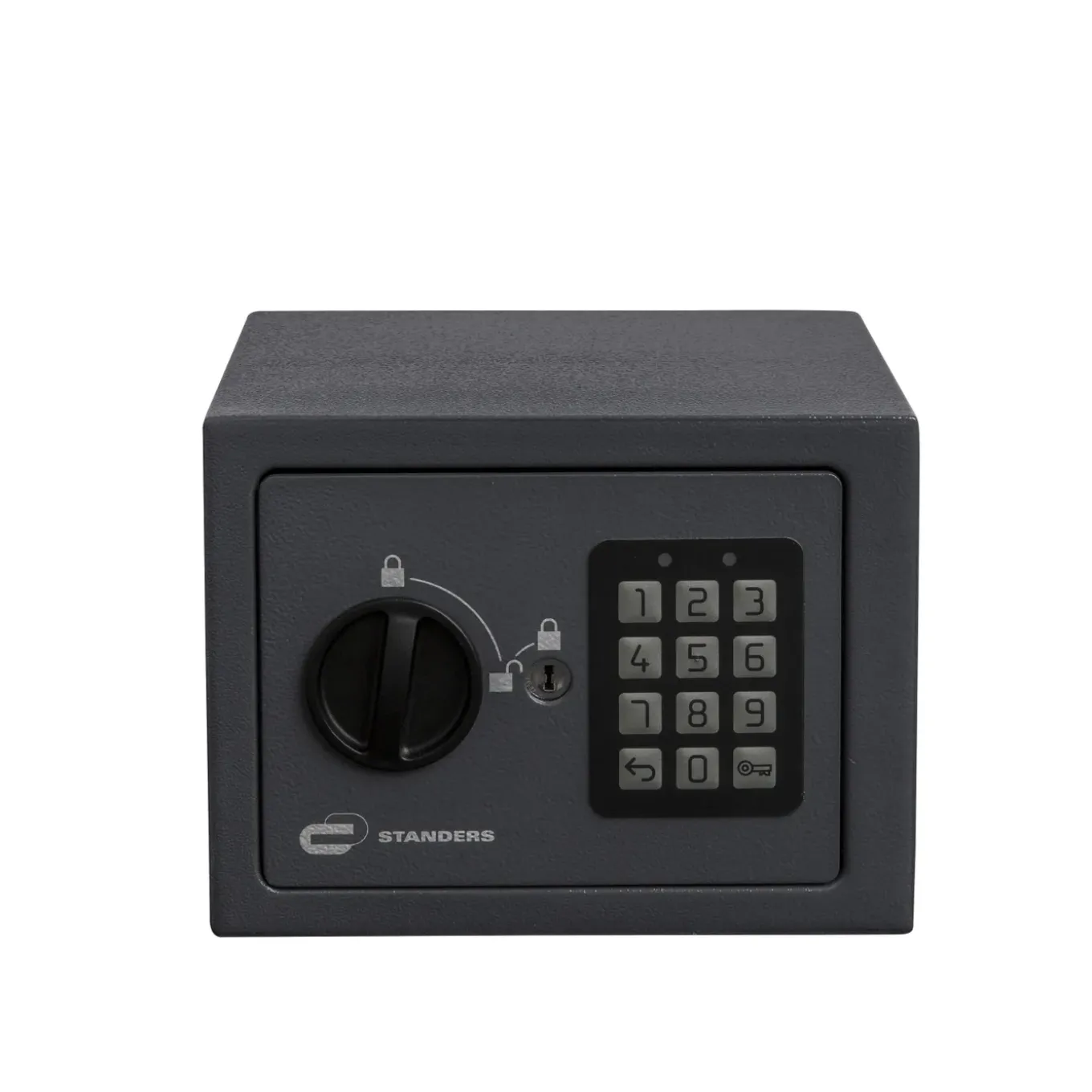 Standers Elektronische Kluis XS 4L - Met Elektronisch Codeslot - Wandmontage - 20x15x15cm