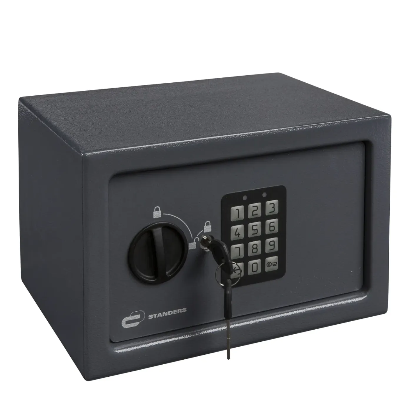 STANDERS Elektronische kluis 9L - met elektronisch codeslot - wandmontage - 18x28x20cm
