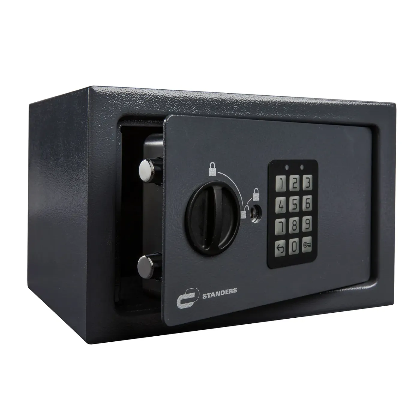 STANDERS Elektronische kluis 9L - met elektronisch codeslot - wandmontage - 18x28x20cm