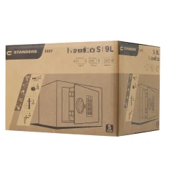 STANDERS Elektronische kluis 9L - met elektronisch codeslot - wandmontage - 18x28x20cm