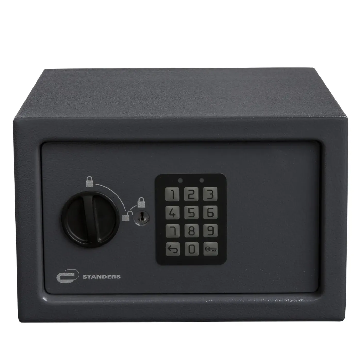 STANDERS Elektronische kluis 9L - met elektronisch codeslot - wandmontage - 18x28x20cm