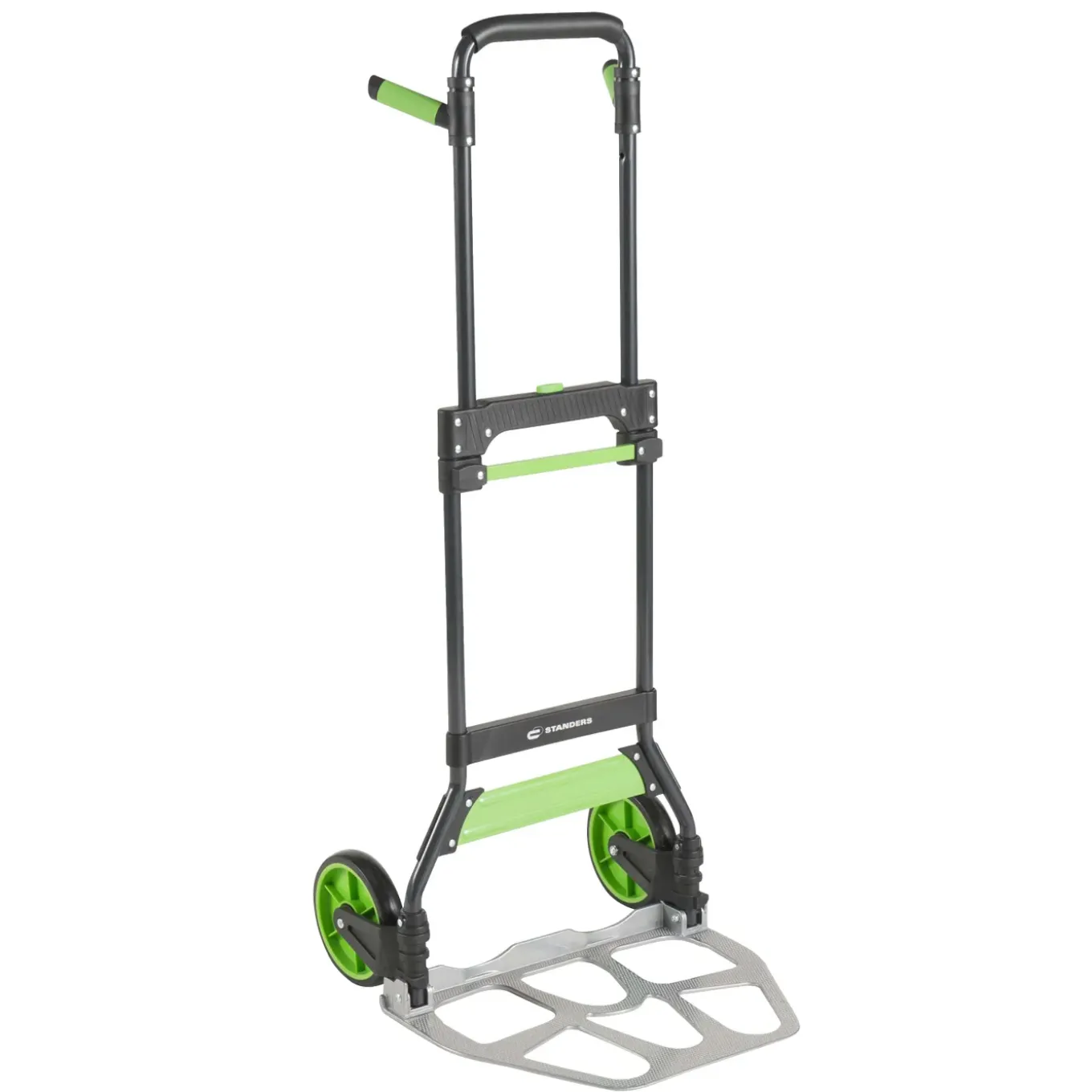 Standers Inklapbare steekwagen - 52x52cm - 100kg - Staal - Telescopisch stuur