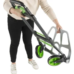 Standers Inklapbare steekwagen - 52x52cm - 100kg - Staal - Telescopisch stuur