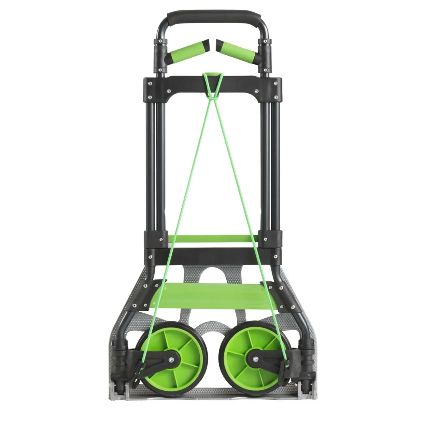 Standers Inklapbare steekwagen - 52x52cm - 100kg - Staal - Telescopisch stuur