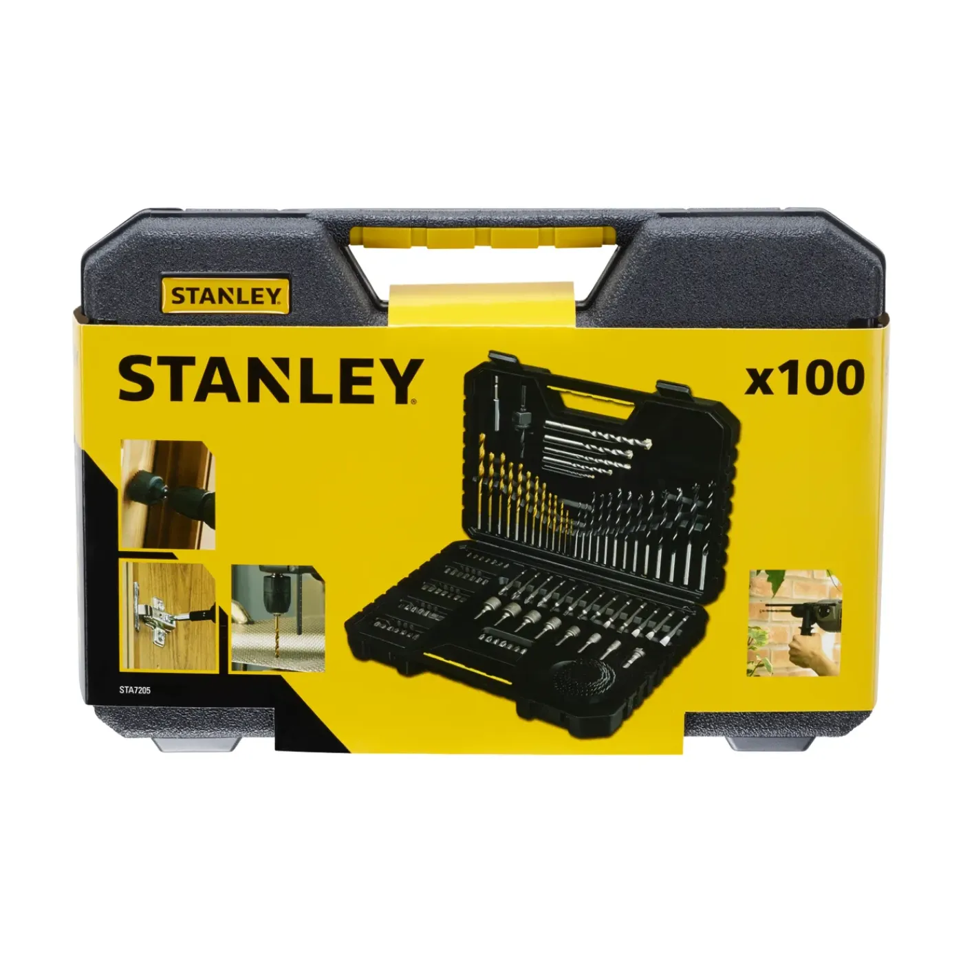 Stanley Boor- en bitset - STA7205-XJ - Voor hout/steen/metaal - 100-delig