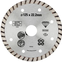 Stanley Diamantschijf STA38217-XJ - Baksteen En Graniet - 125x22,23mm - Turbo