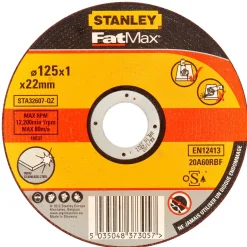 Stanley Doorslijpschijf Fatmax STA32607-QZ - rvs - 125x1x22,23mm