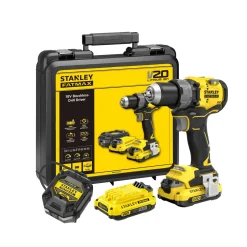 STANLEY FATMAX Accuboormachine V20 - 18V Koolborstelloos - (2x 2,0Ah)