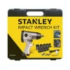 Stanley Pneumatische Slagmoerset, 17-delig, Voor Persluchtcompressoren 28 X 9 X 26cm, Grijs