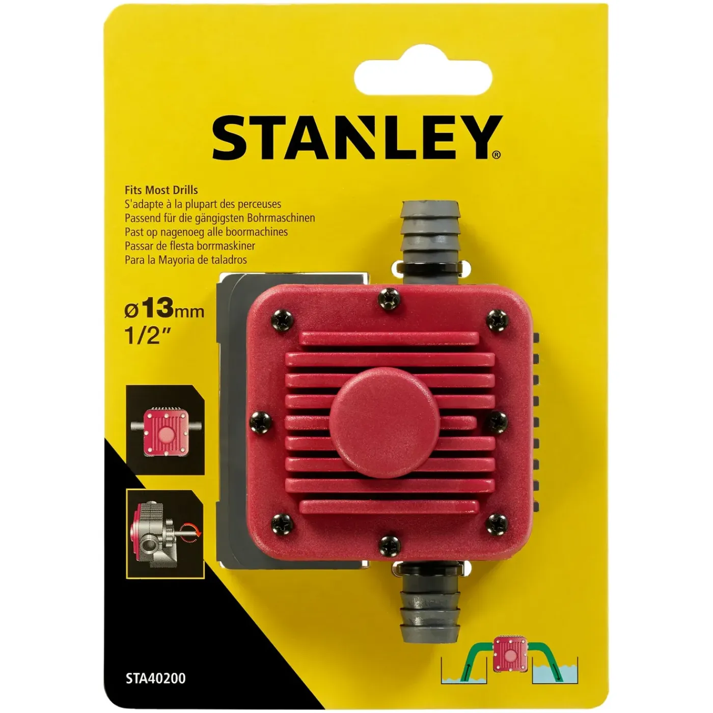 Stanley pomp voor boormachine 1200 l/uur