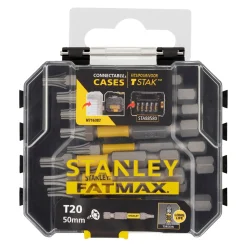 Stanley Schroefbits - Fatmax - Torx T20 impact - 50mm - 10 stuks