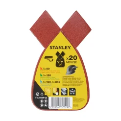 Stanley Schuurpad - K80-240 - Rood - 20 Stuks