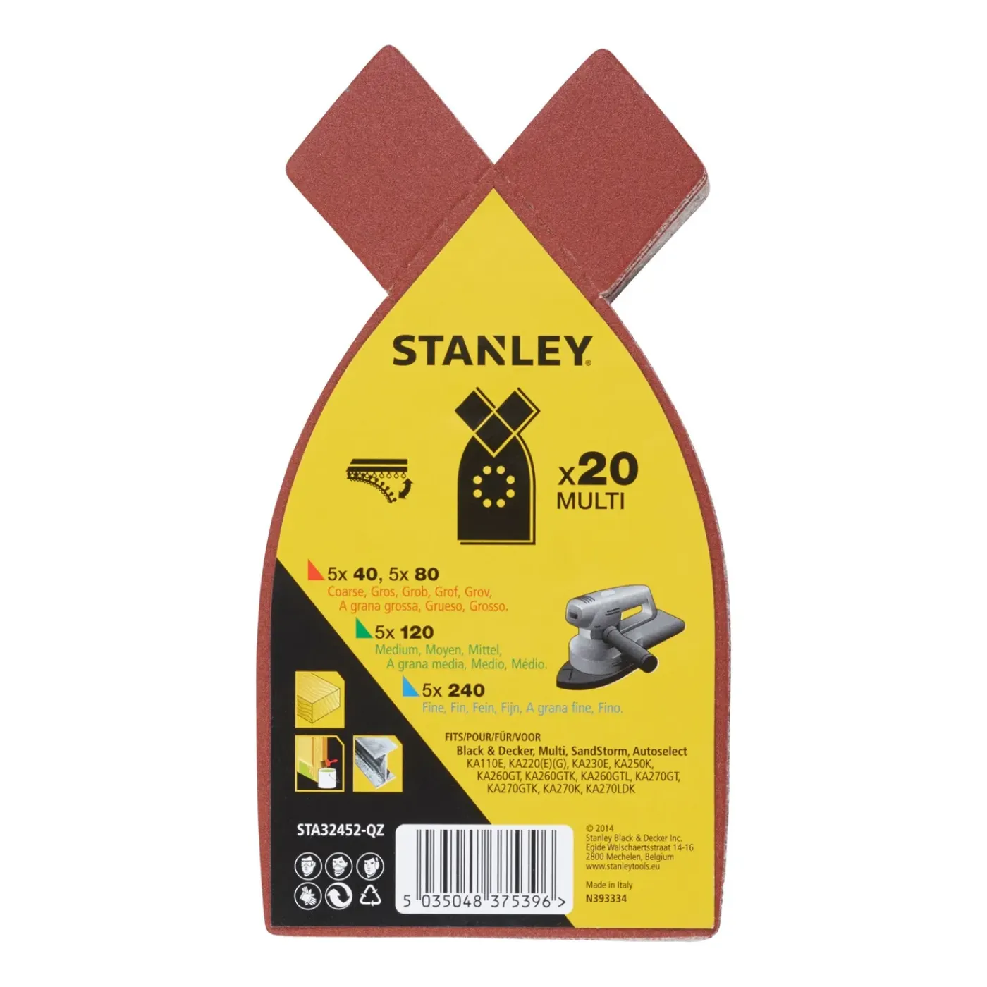 Stanley Schuurpad - Rood - 20 stuks