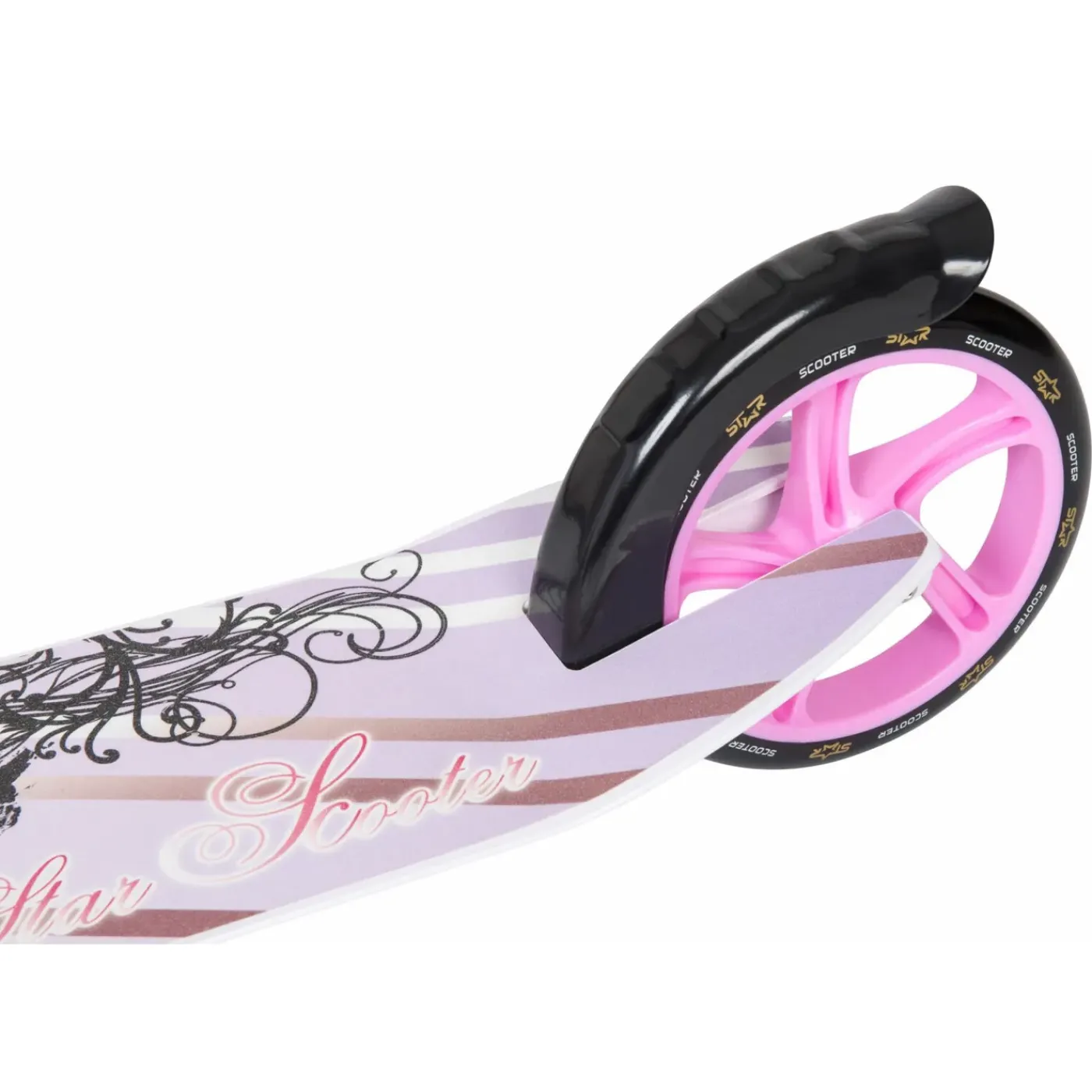 Star Scooter Alu City Vouwbaar 205mm Xxl Staplank Wit / Lila