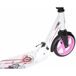 Star Scooter Alu City Vouwbaar 205mm Xxl Staplank Wit / Lila