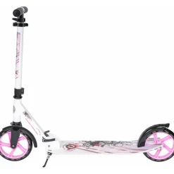 Star Scooter Alu City Vouwbaar 205mm Xxl Staplank Wit / Lila