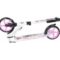 Star Scooter Alu City Vouwbaar 205mm Xxl Staplank Wit / Lila