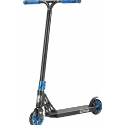 Star Scooter Stuntstep Freestyle Jump Alu 120mm Pro Trick Roller Zwart Blauw