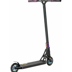 Star Scooter Stuntstep Freestyle Jump Alu 120mm Pro Trick Roller Zwart Chroom