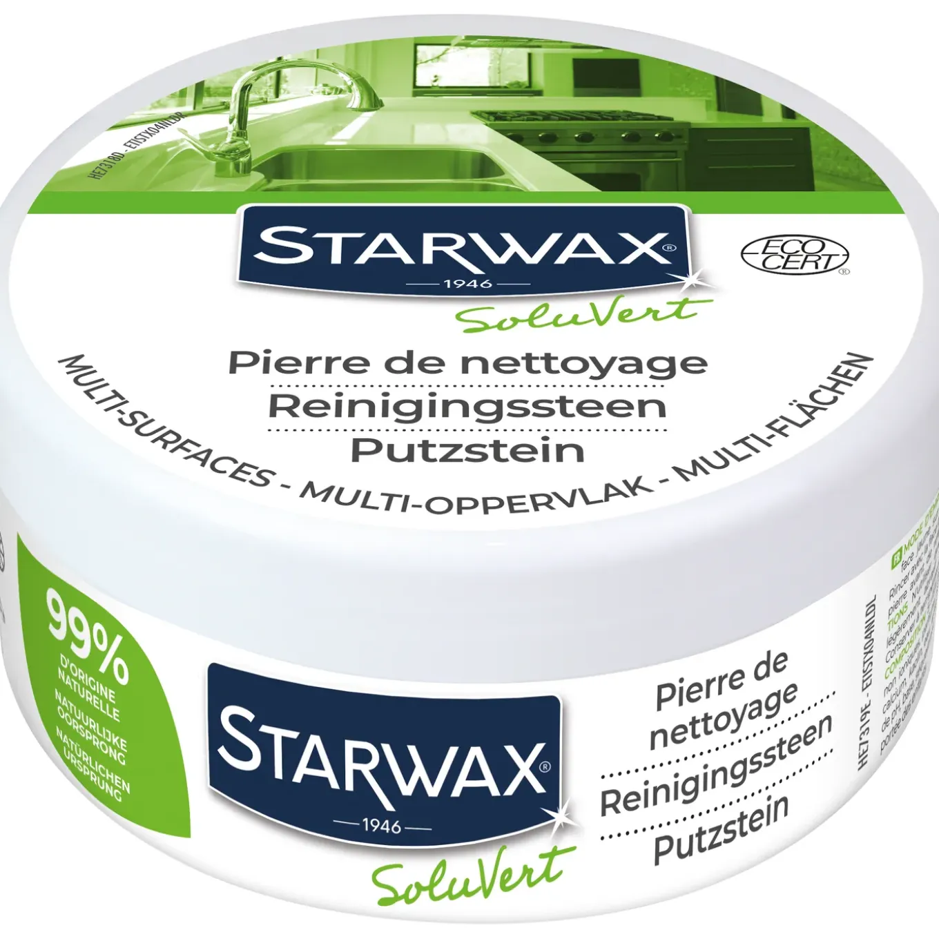 Starwax reinigingssteen 100% natuurlijk 375gr