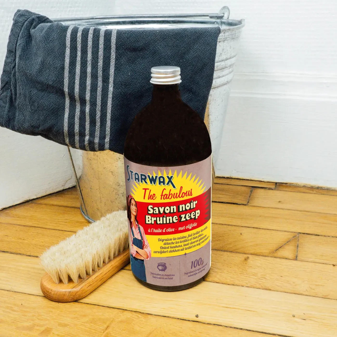 Starwax The Fabulous bruine zeep met olijfolie 1L