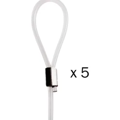 STAS picture hanging systems Stas Perlon Koord Met Lus (set Van 5 Stuks) - 200cm