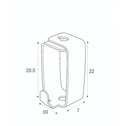 STAS picture hanging systems Stas Smartspring - Ophanghaken - Haken - 4kg