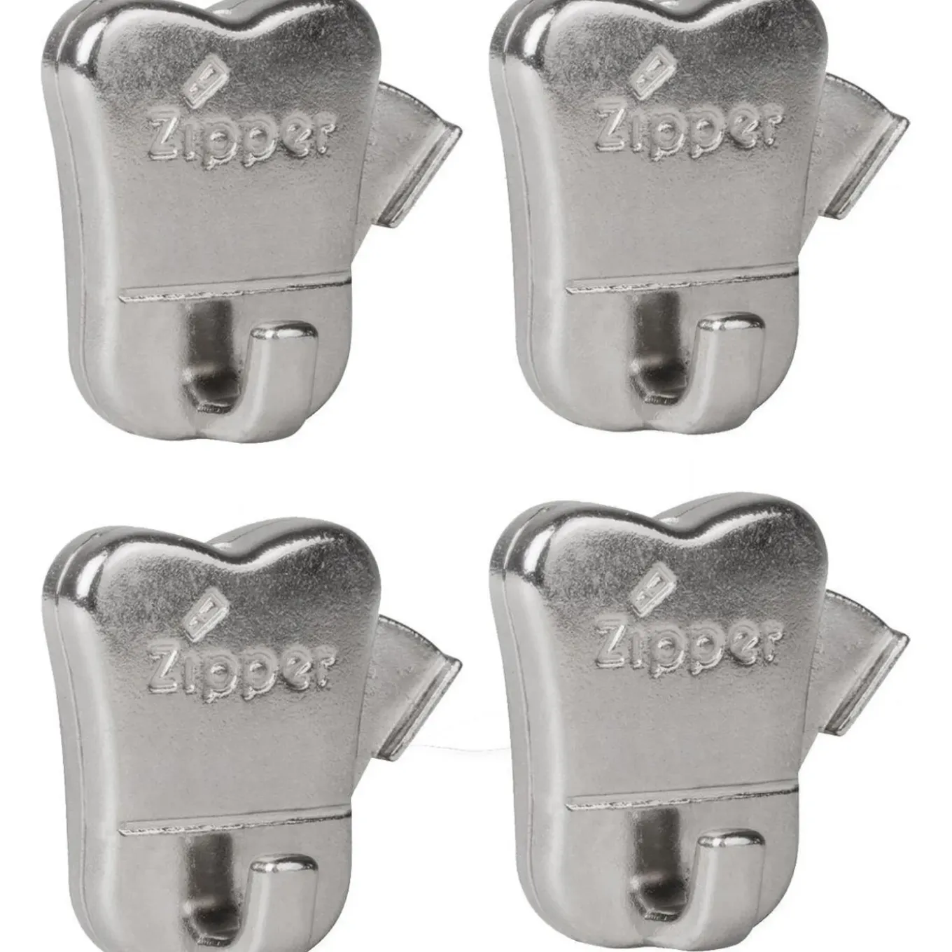 Stas Zipper - Ophanghaak - Schilderijhaken - 4 Stuks