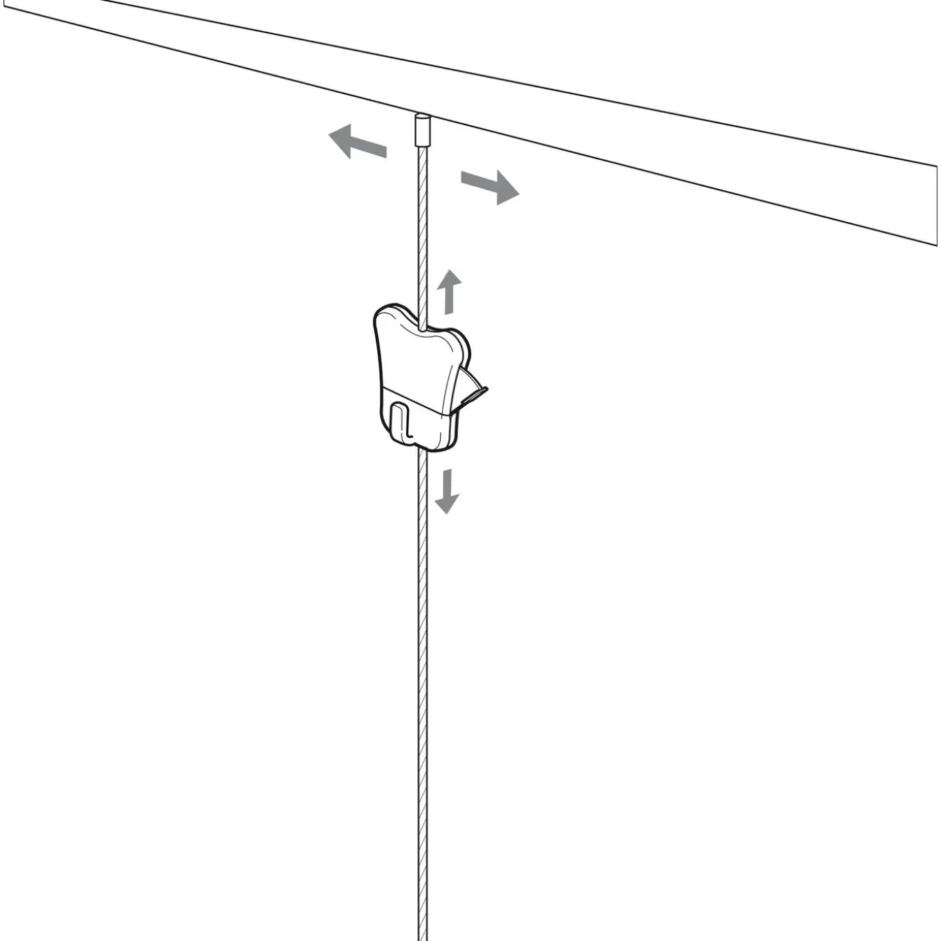 Stas Zipper - Ophanghaak - Schilderijhaken - 4 Stuks
