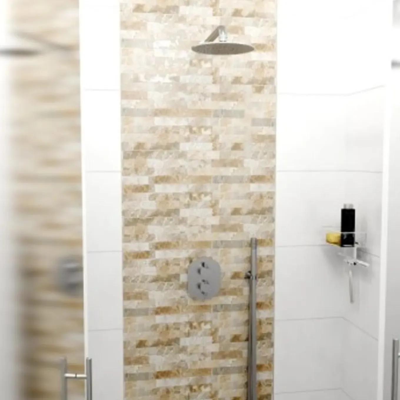 Steenstrip Farilya - Crème - Keramiek - 25x45 cm - 0,85 m²