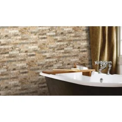 Steenstrip Farilya - Crème - Keramiek - 25x45 cm - 0,85 m²