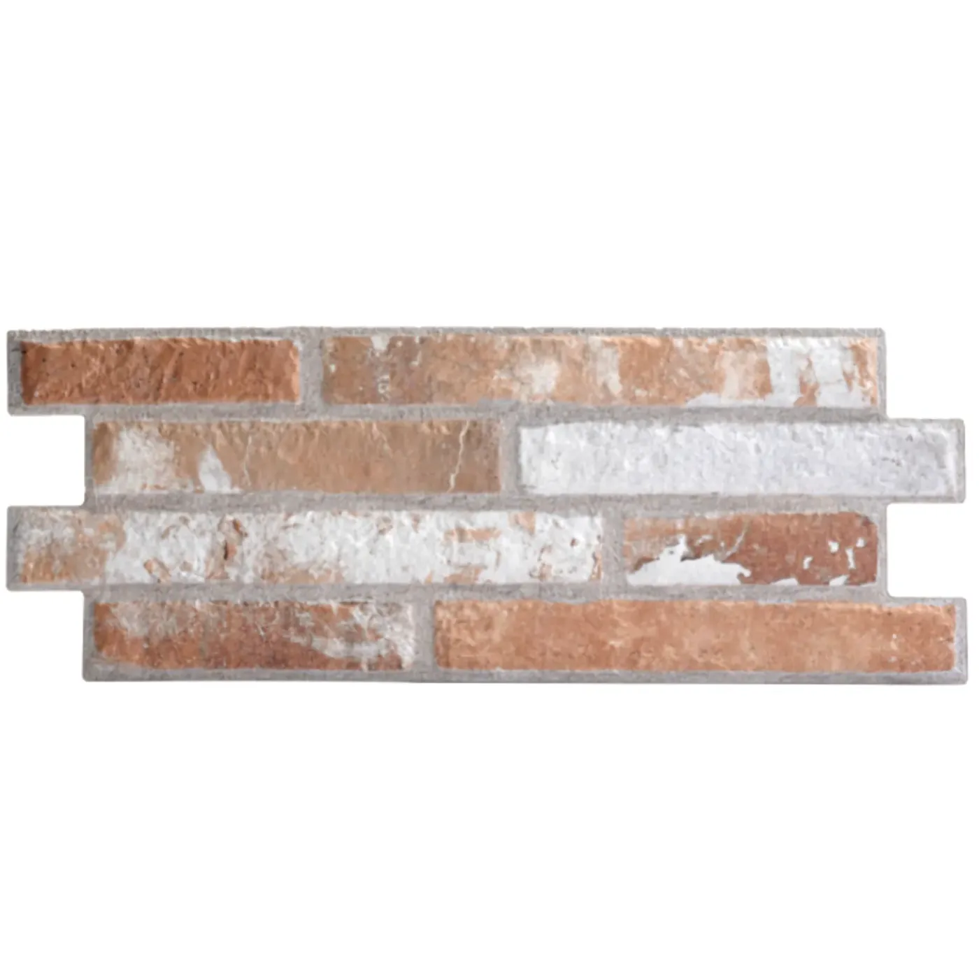 Wallsupply Steenstrip Long Brick Loft - Rood - Keramiek - 40x16 cm - 0,96 m²