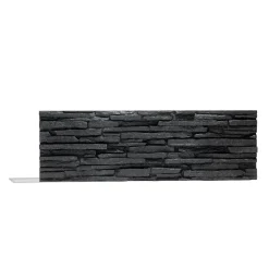 Steenstrips Tasso - Zwart - EPS-piepschuim - 0,63 m²
