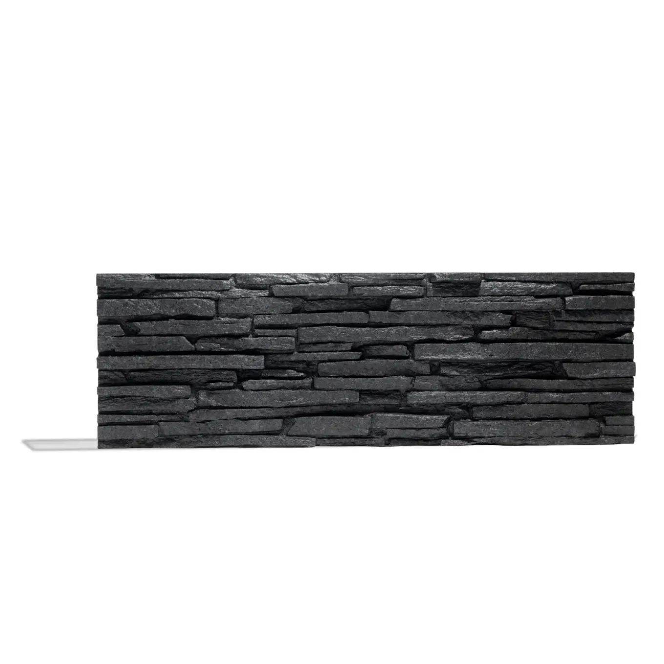 Steenstrips Tasso - Zwart - EPS-piepschuim - 0,63 m²