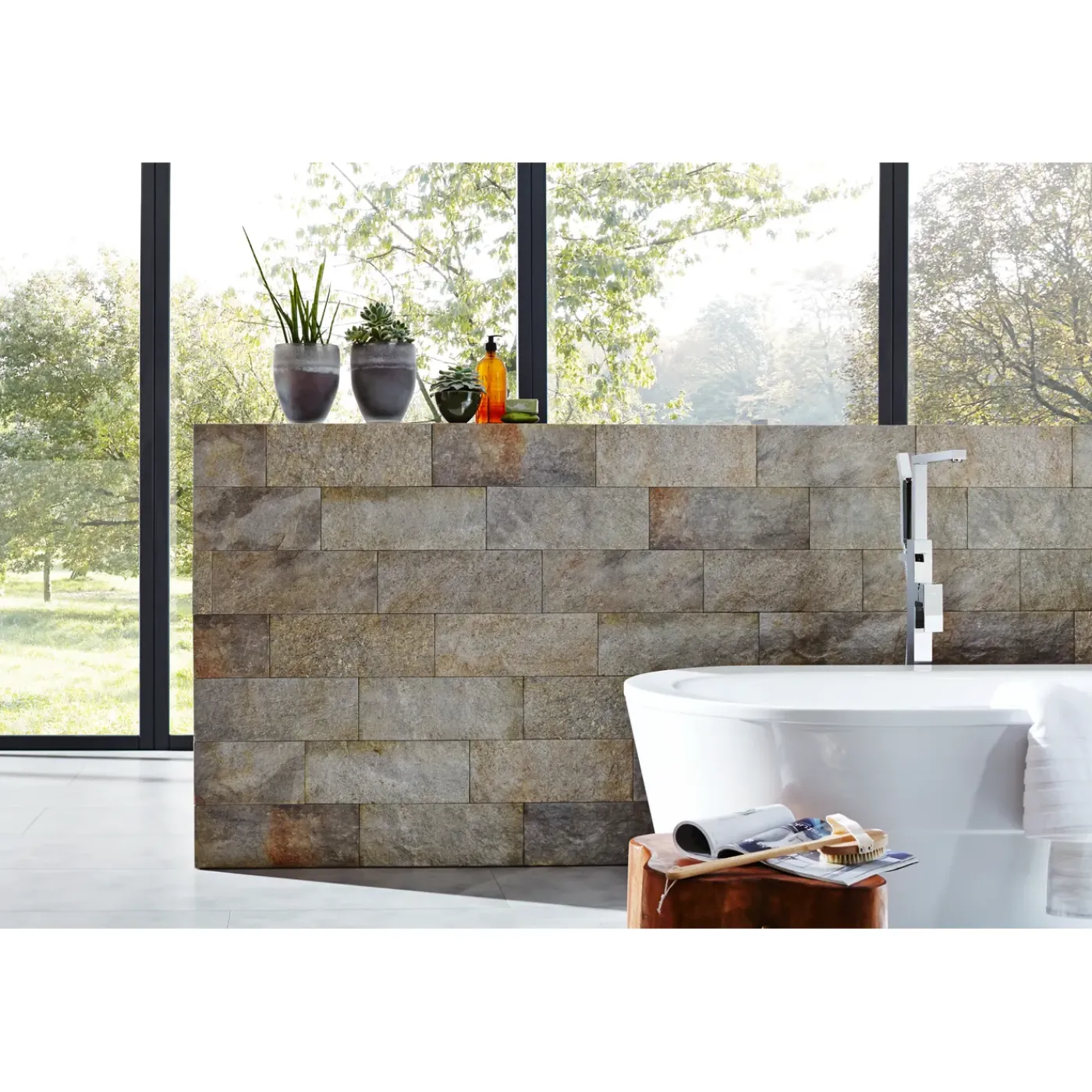 Wallsupply Steenstrip UltraStrong Campana - Grijs - Keramiek - nvt cm - 1,08 m²