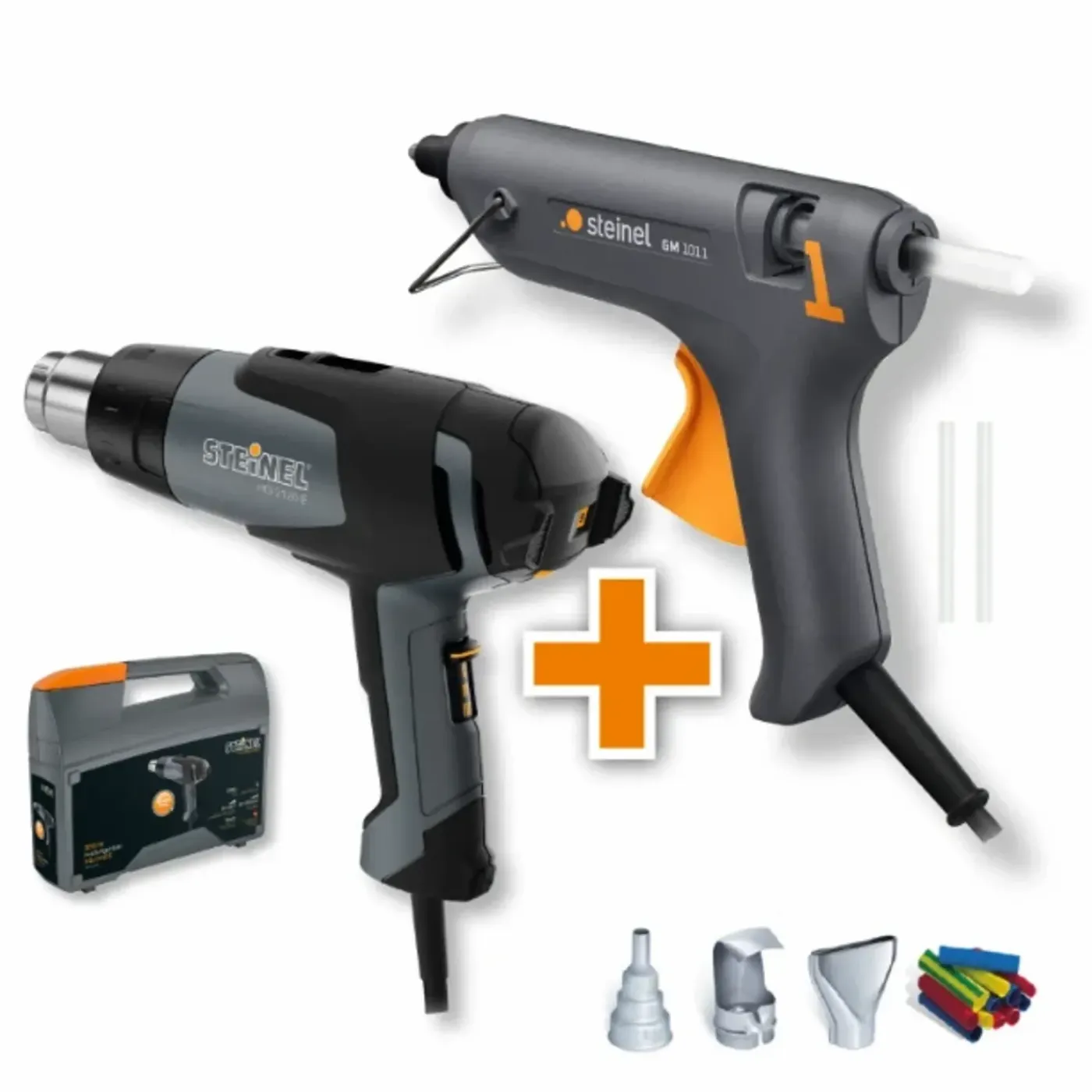 Steinel Actieset Hg 2120 E Koffer + Gluematic 1011