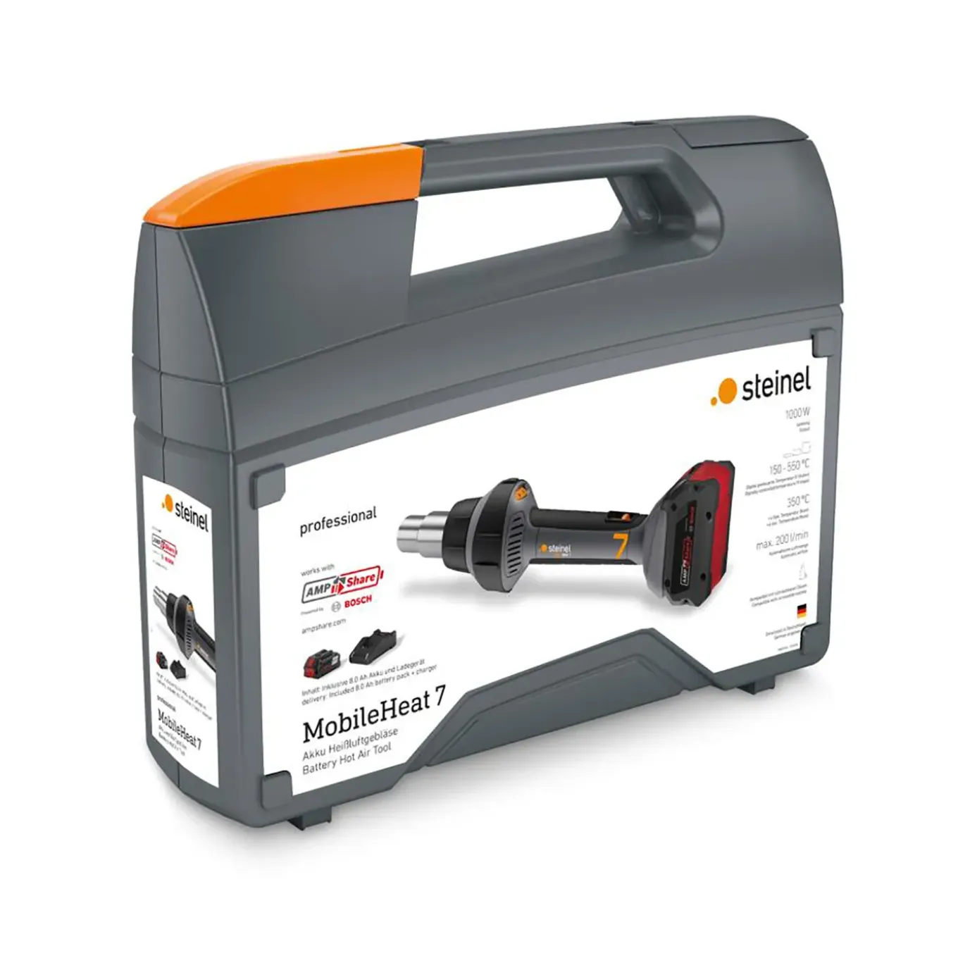 Steinel Heteluchtpistool Mh 7 In Koffer Met Accu En Oplader
