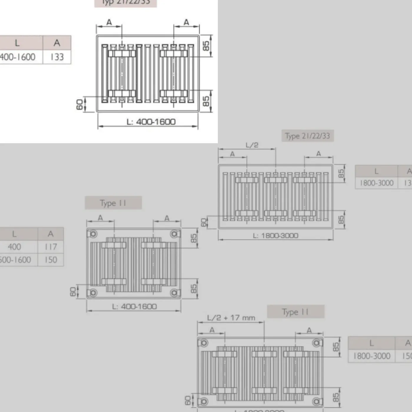 Stelrad - Stalen Radiator - Compact All In - Wit - 90 X 140 Cm - Type 21 - 2636 W