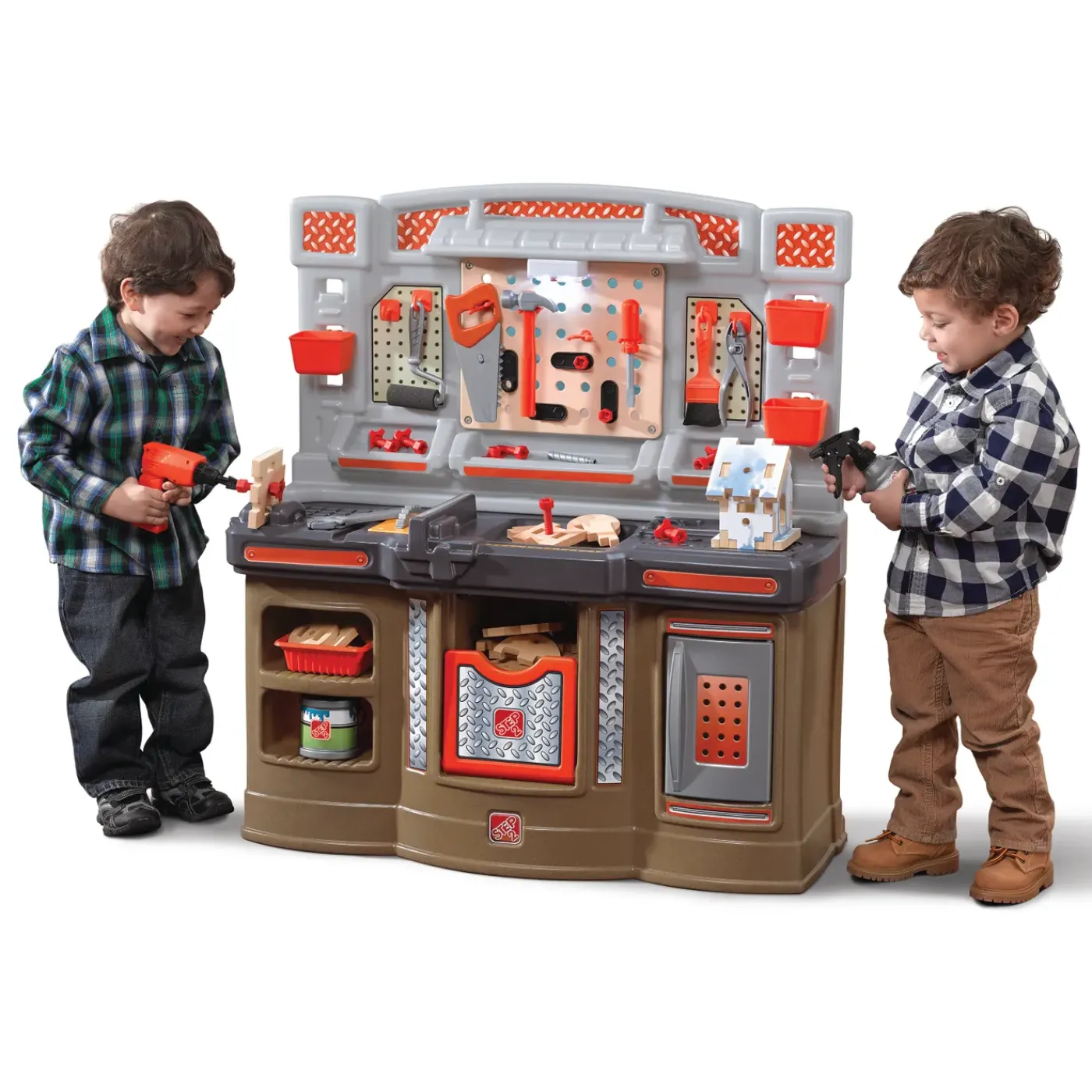 Step2 Big Builders Pro Speelgoedwerkbank - 45 Accessoires