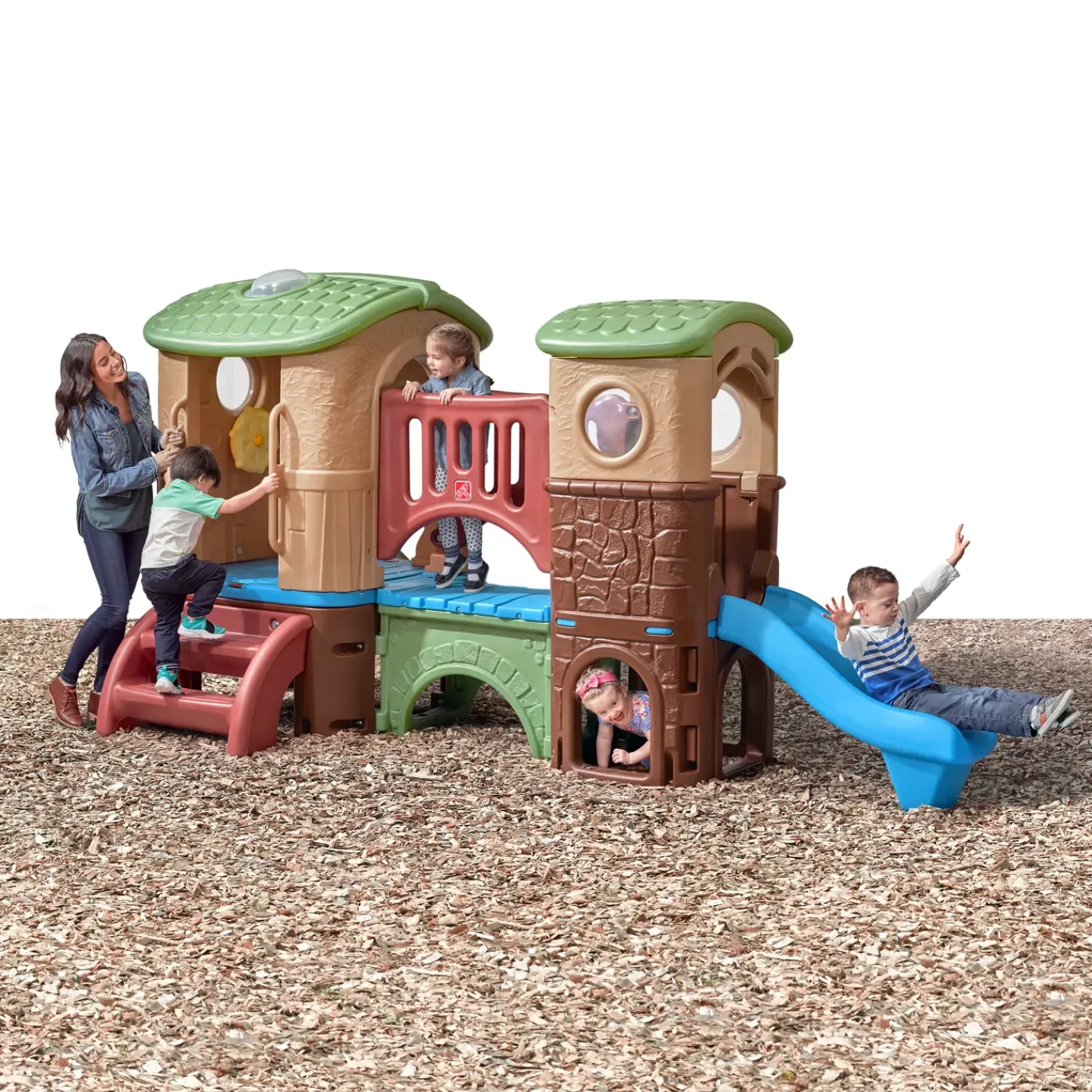 Step2 Clubhouse Climber Speeltoestel - Kunststof - 2 Glijbanen