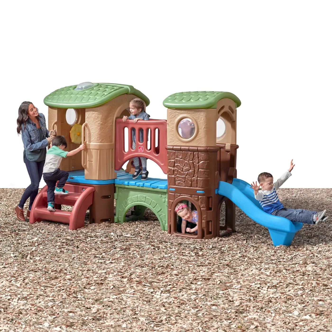 Step2 Clubhouse Climber Speeltoestel - Kunststof - 2 Glijbanen