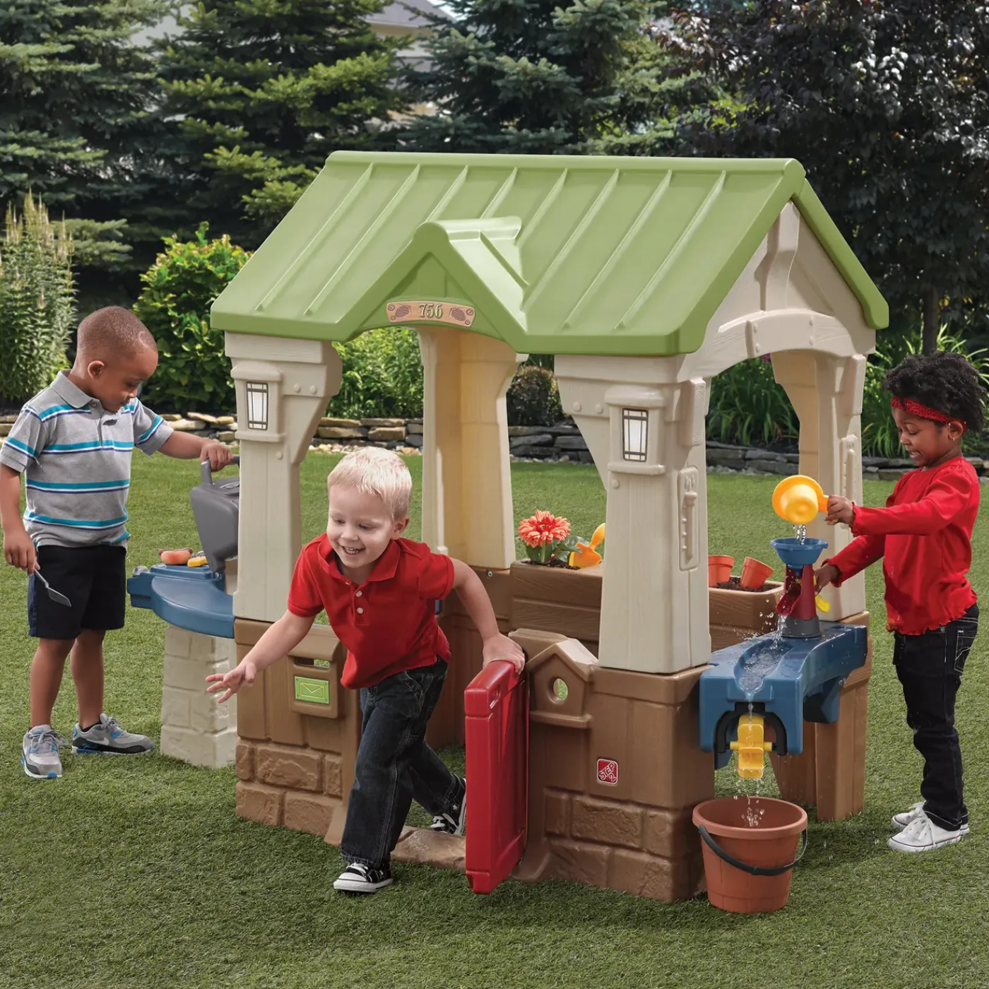 Step2 Great Outdoors Speelhuis Voor Kinderen Bruin/groen