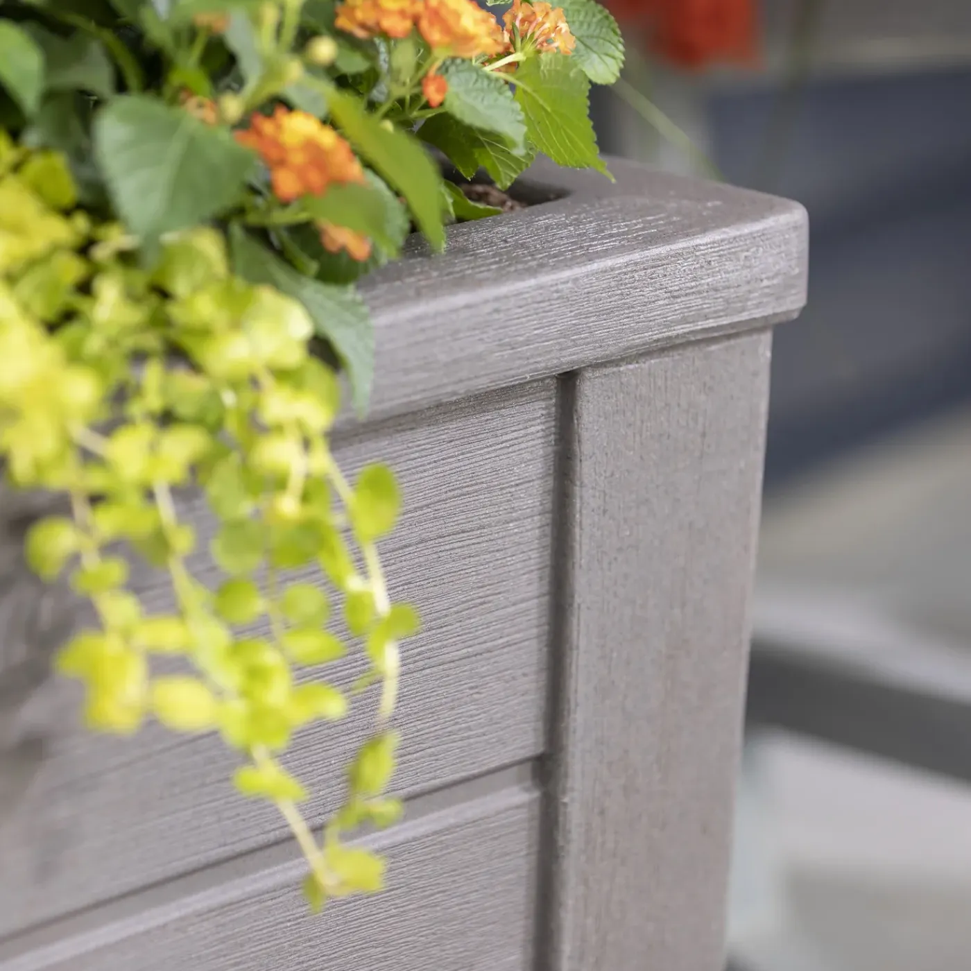 Step2 Lakewood Bloempot 40cm Kunststof Bruin