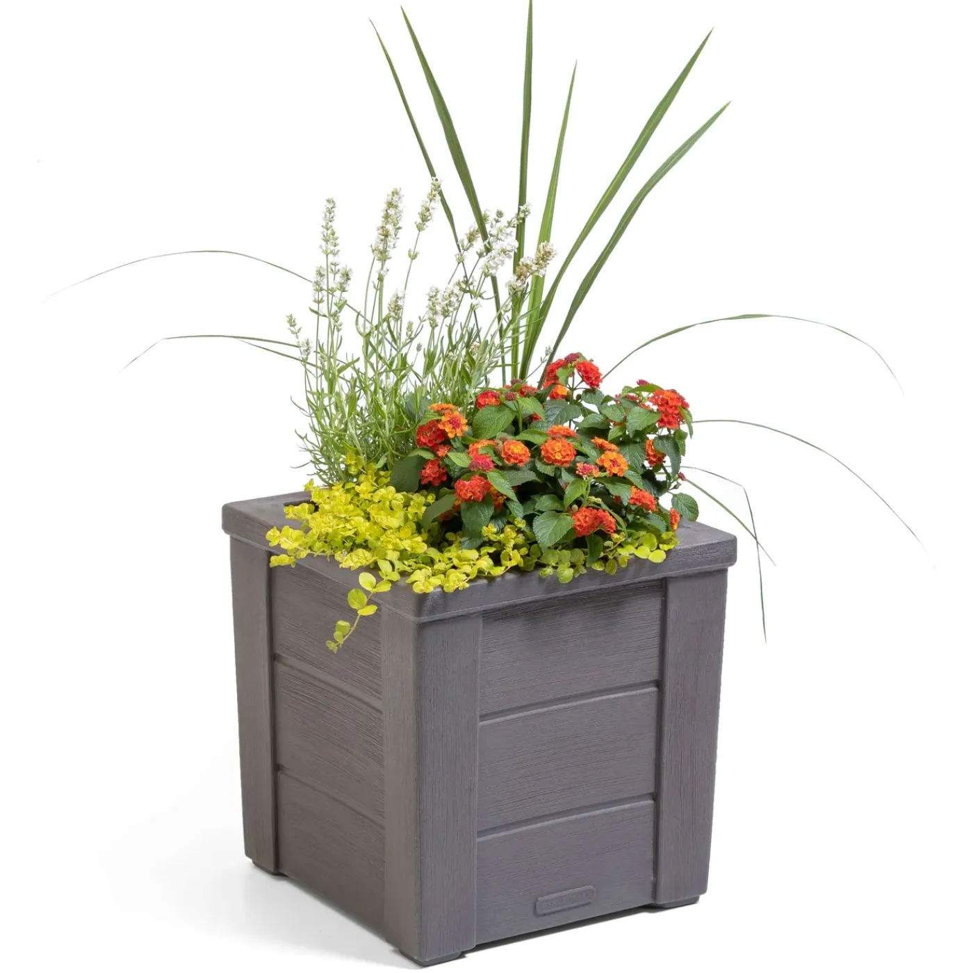 Step2 Lakewood Bloempot 40cm Kunststof Bruin