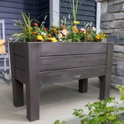 Step2 Lakewood Verhoogde Plantenbak 99cm Kunststof Bruin