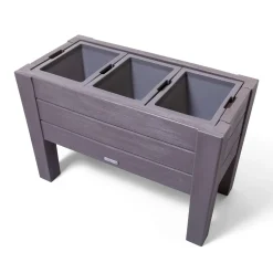 Step2 Lakewood Verhoogde Plantenbak 99cm Kunststof Bruin